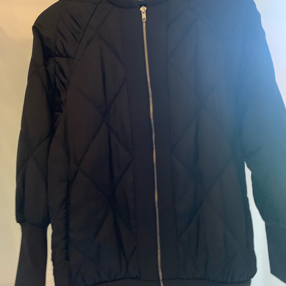 Zara quilted bomber jacket